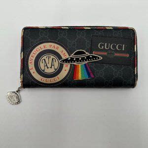 gucci spaceship wallet|net a porter Gucci wallet.